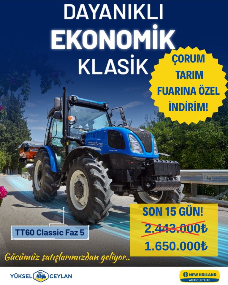 en güncel sıfır traktör ve ekipman kampanyaları