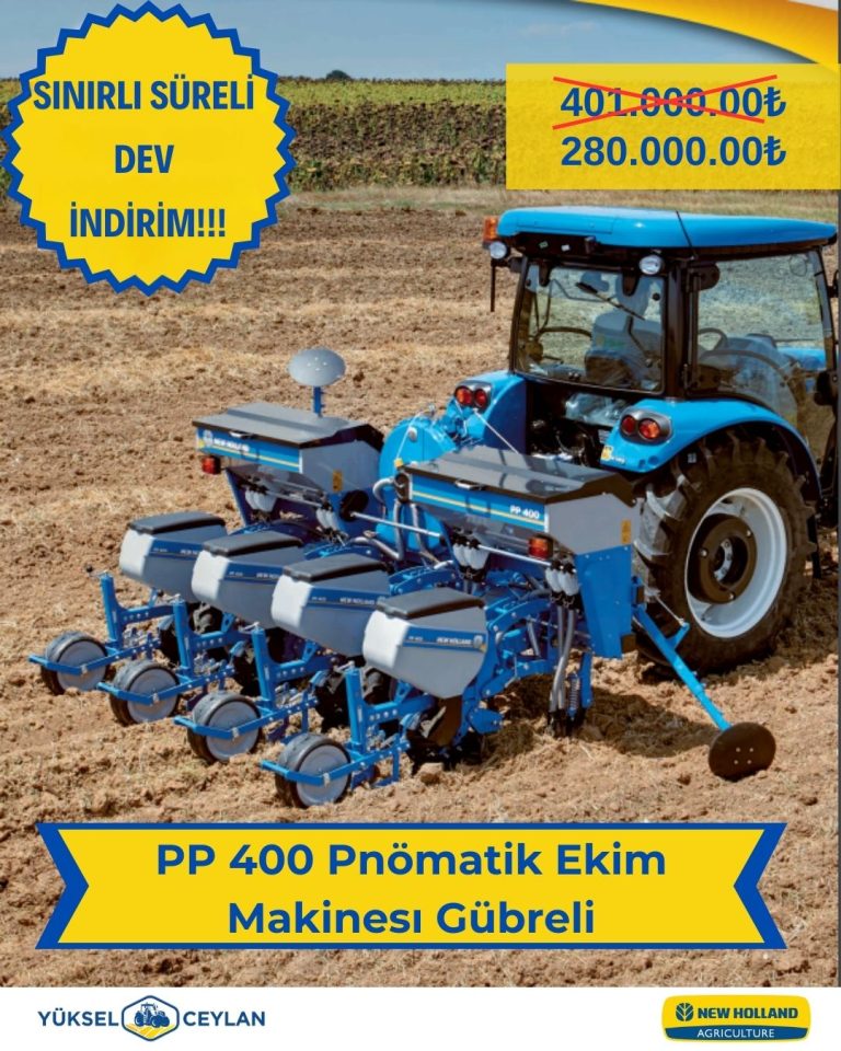 pnömatik ekim makinesinde dev kampanya !!!